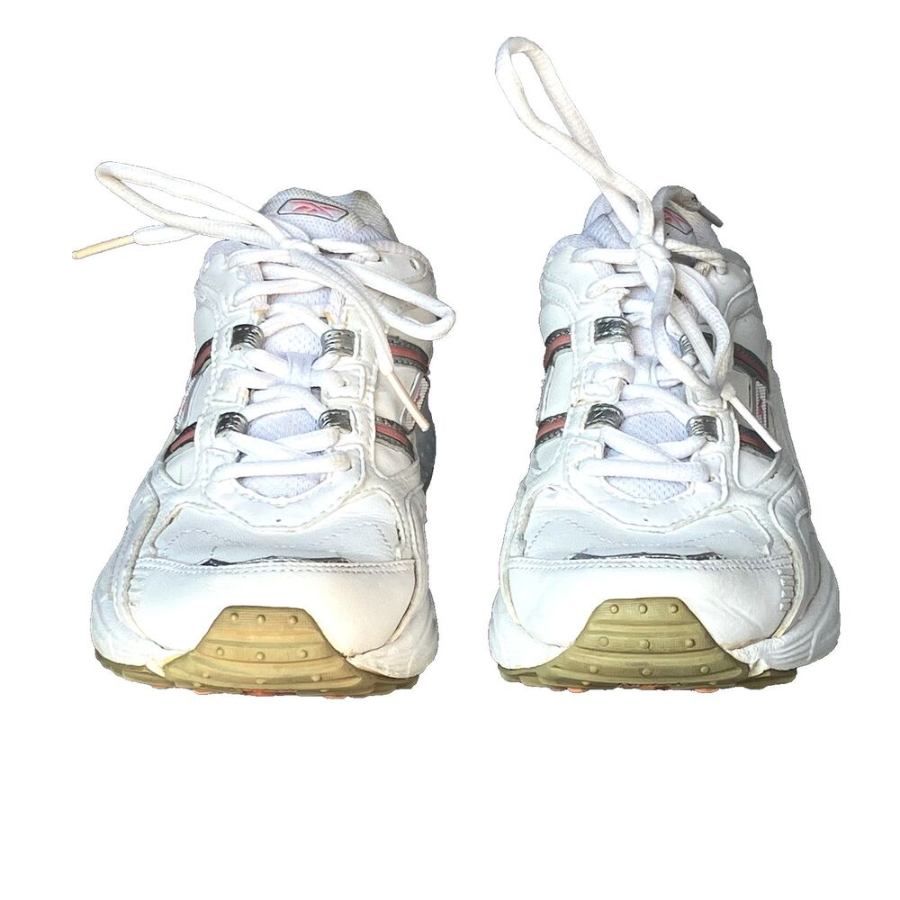 Reebok Vintage Aerobics Sneakers RB505 TYI Low Leather White 6 Womens Shoe Y2K - Picture 8 of 13